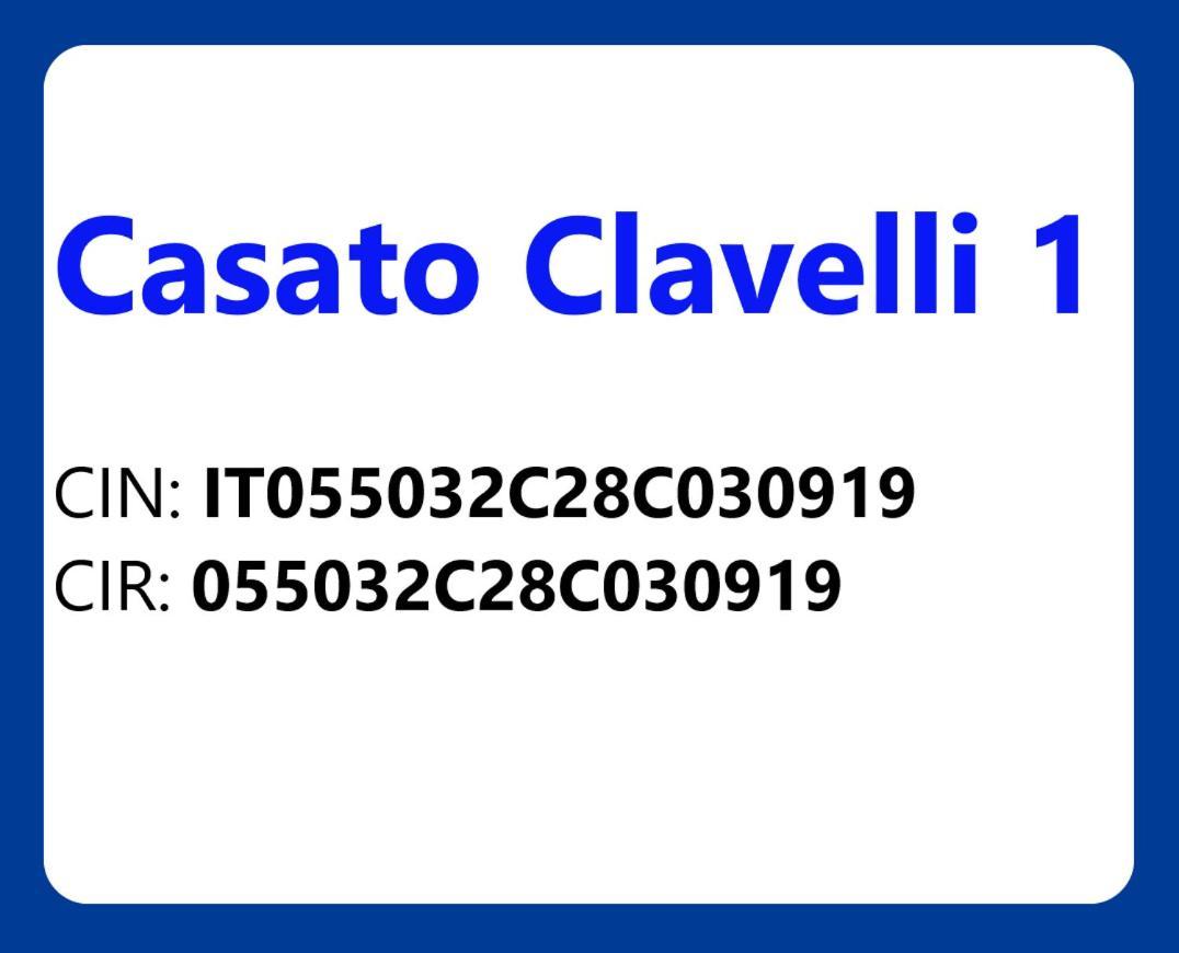 Casato Clavelli 1 Villa Collestatte Екстериор снимка